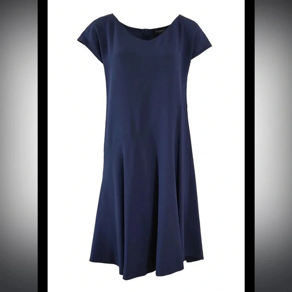 Antonelli Firenze Dress 44 Navy - Picture 1 of 5